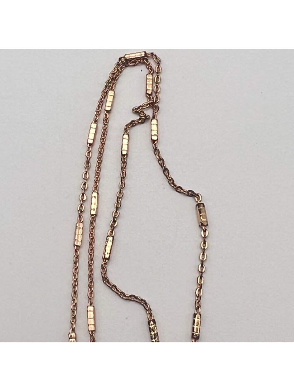 Kendra Scott Iridescent Drusy Necklace Rose Gold Tone 16" + 2" Druzy LOOK READ - Picture 9 of 13